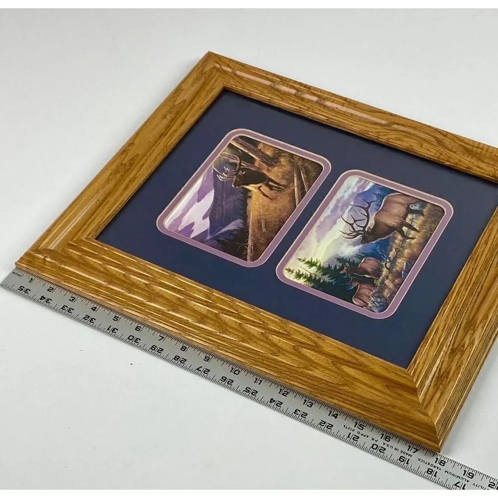 Reflective Art, Inc Bugle Boy Framed Elk Wall Art 15 x 18 Wood Frame